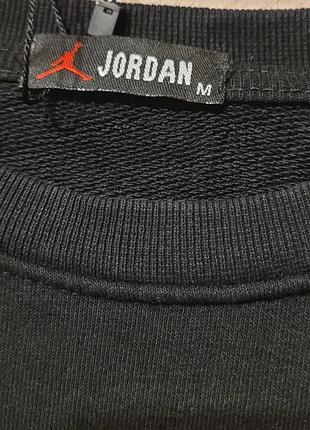Свитшот толстовка чёрная jordan 4
