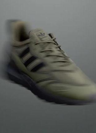 Кроссовки мужские adidas zx 2k boost 2.0 shoes green gw0518