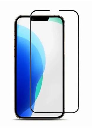 Захисне скло super x esd antistatic 0.3 мм для iphone 13 13 pro чорний захист від ударів статичної електрики