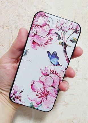 Чохол-панель для смартфона apple iphone 11 alitek метелик і квіти