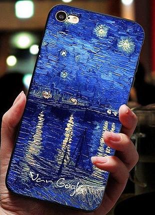 Чохол для apple iphone 7 plus, 8 plus alitek art ван гог зіркова ніч над роною