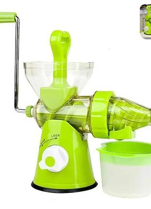 Соковыжималка шнековая ручная с ситом для сока xpro juicer зеленая (lp-89811_284)