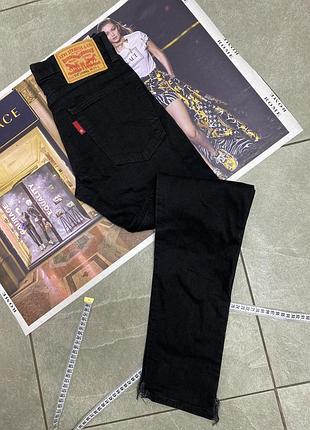 Чоловічі чорні джинси levi's 512 lo-ball slim taper (w29) — 100% оригінал