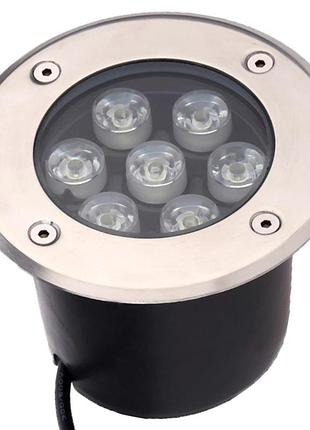 Світильник led грунтовий lemanso 7led 7w 350lm 6500k / lm988