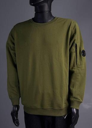 Свитшот c.p. company с линзой, кофта без капюшона, новая (s-xl)