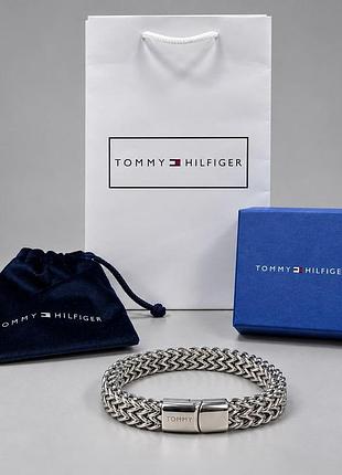 Мужской брендовый браслет tommy из нержавеющей стали (50113)