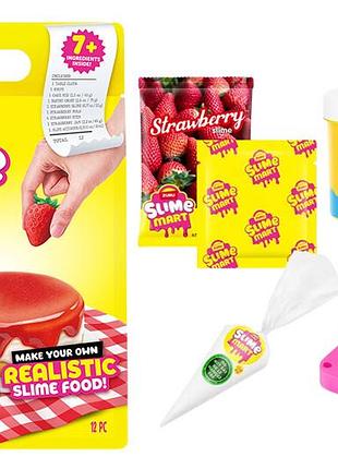Набор со слаймами 15901a slime mart shopping bag, клубничный чизкейк slime mart