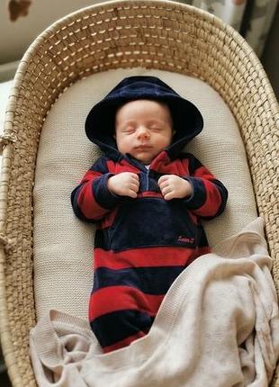 Велюровый ромпер jasper conran, 0-3мес