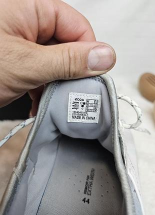 Кожаные кроссовки ecco gore-tex 44 размер 8