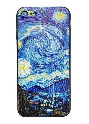 Чехол для apple iphone 7, 8 и se 2020 alitek art ван гог звездная ночь (no sign)