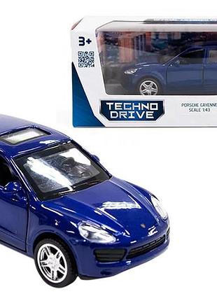 Машина 250251 "porsche cayenne s" синя technodrive