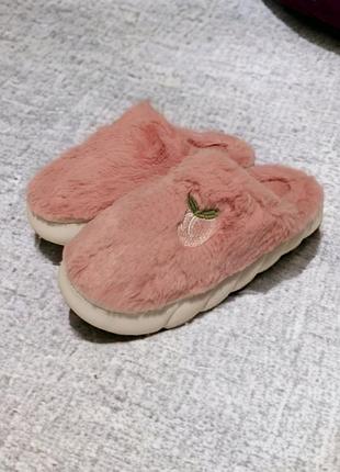 Комнатные тапочки женские sweet peach (1425-40-41) розовый 40-41