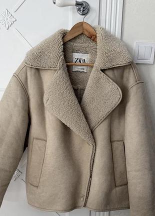 Дублянка жіноча zara бежева