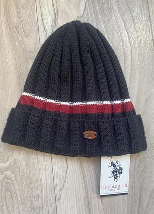 Чоловіча шапка u.s. polo assn нова!