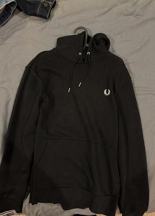 Худі, бренд fred perry, чоловічий, розмір м. колір чорний