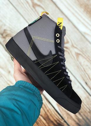 Чоловічі кросівки nike sb blazer mid cool grey | 40–45