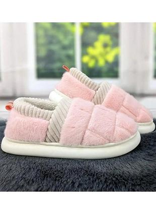 Домашние тапочки женские нежный уют (1419-40-41) светло-розовый no brand 40