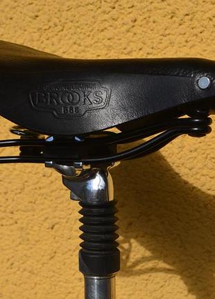 Brooks b66 велосідло+підсиділ з оффсетом+адаптер