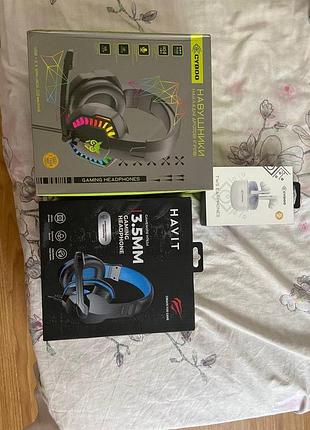 Ігрові навушники havit 3.5mm