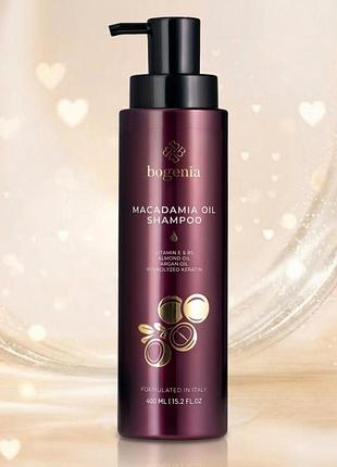 Шампунь для волосся з олією макадамії macadamia oil shampoo bg435 №001 (2026-01) 400 мл bogenia