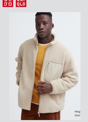 Ветрозащитная флисовая куртка uniqlo