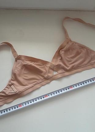 36-38р. пудровый бюст бралетт h&m 8