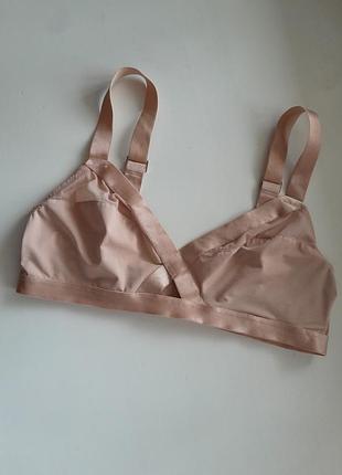36-38р. пудровый бюст бралетт h&m 5