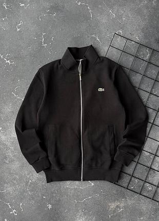 Чоловіча кофта lacoste в чорному кольорі