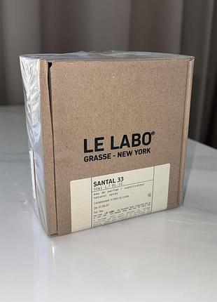Нішеві парфуми le labo духи шлейфові santal 33 духи унісекс 50 мл