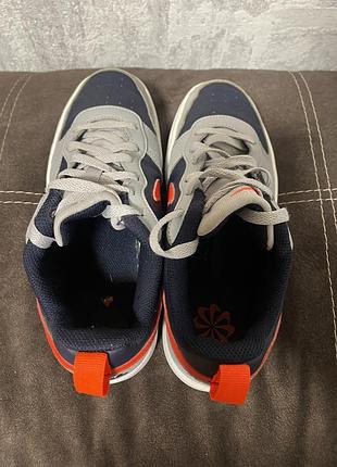 Кросівки nike сірі з помаранчевим 5
