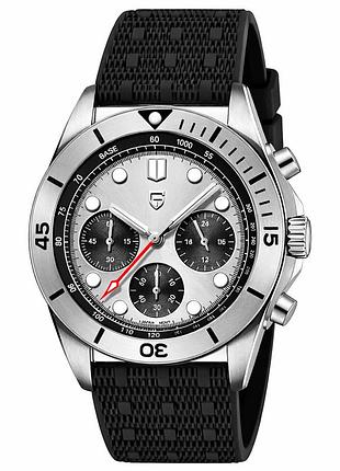 Чоловічий годинник pagani design pd-1705-1 silver-silver з сапфіровим склом та механізмом seiko vk63
