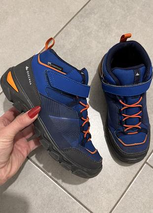 Демісезонні черевики quechua crossrock mid waterproof р.32, 20,5 см