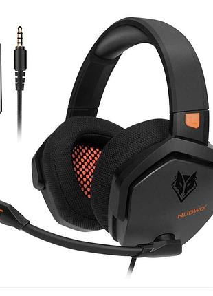 Игровая проводная стерео гарнитура nubwo n16 premium для пк с микрофоном