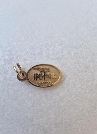 Оригинальный металлический ярлык подвеска harry potter universal studios