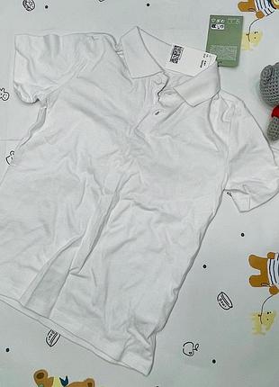 Біле поло h&m 6-8 років