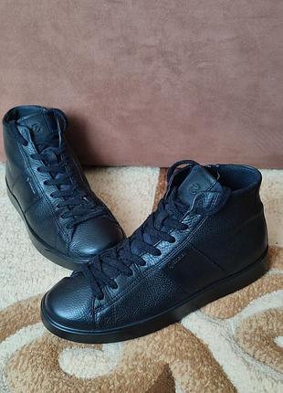 Черевики ecco street lite gore tex. 38 розмір, з натуральної шкіри напав, з мембраною