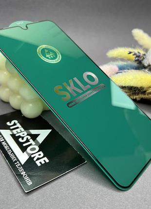 Защитное стекло 3d 5d sklo для samsung a07 (а075) со скругленными краями противоударное черной