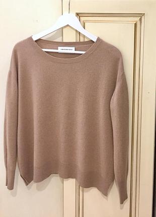 Новый.свитер шелк кашемир collectif mon amour silk &amp; cashmere dropped shoulders pull beige