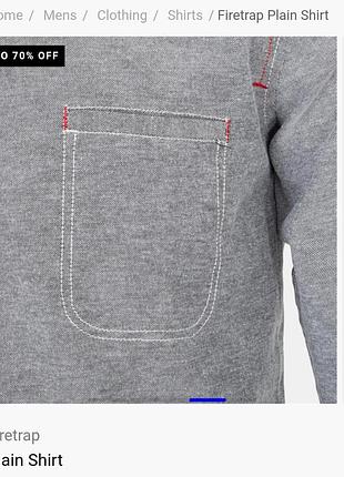 Рубашка мужская firetrap, l- xl 5