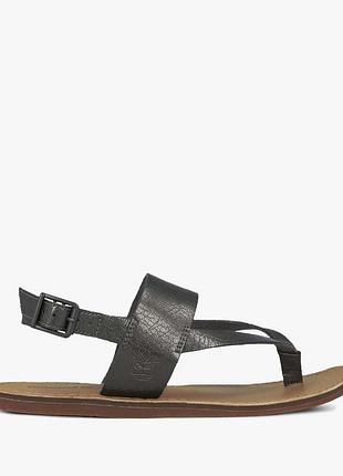 Жіночі шкіряні сандалі, босоніжки timberland carolista thong leather
