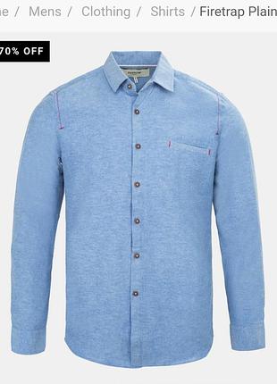 Сорочка чоловіча firetrap, l- xl