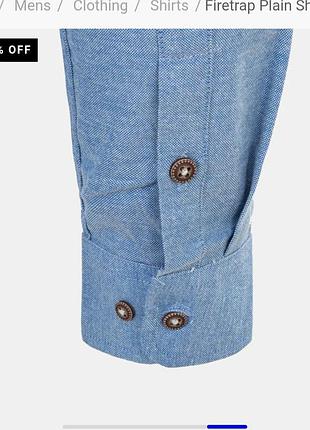 Рубашка мужская firetrap, l- xl 3