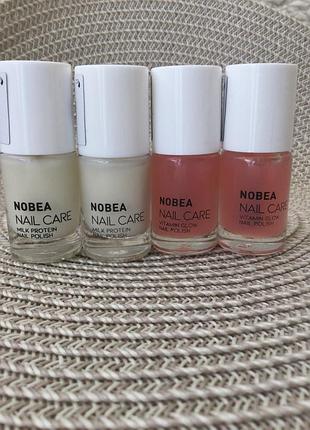 Зміцнюючі лаки для нігтів nobea(італія)