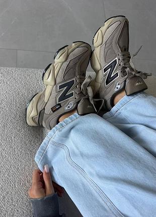 Кроссовки женские new balance 9060 | beige / taupe cordura