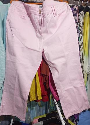 Нереально нежные розовые капри per una (marks &amp; spencer) в размере 18 (xl/xxl)