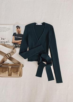 Кофта рубчик zara