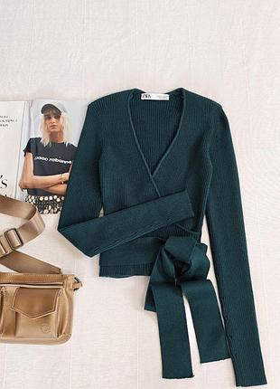 Кофта рубчик zara 2