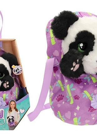 Интерактивная игрушка 927667im baby paws w3, малыш панда, с аксессуарами baby paws