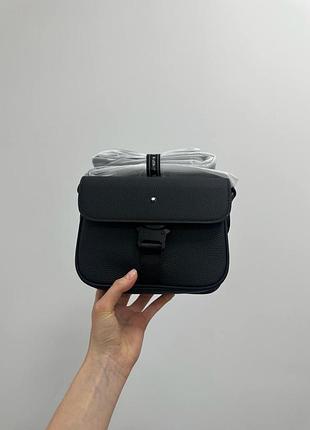 Сумка montblanc compact envelope with m lock 4810 buckle black 2