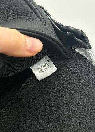 Сумка montblanc compact envelope with m lock 4810 buckle black 5